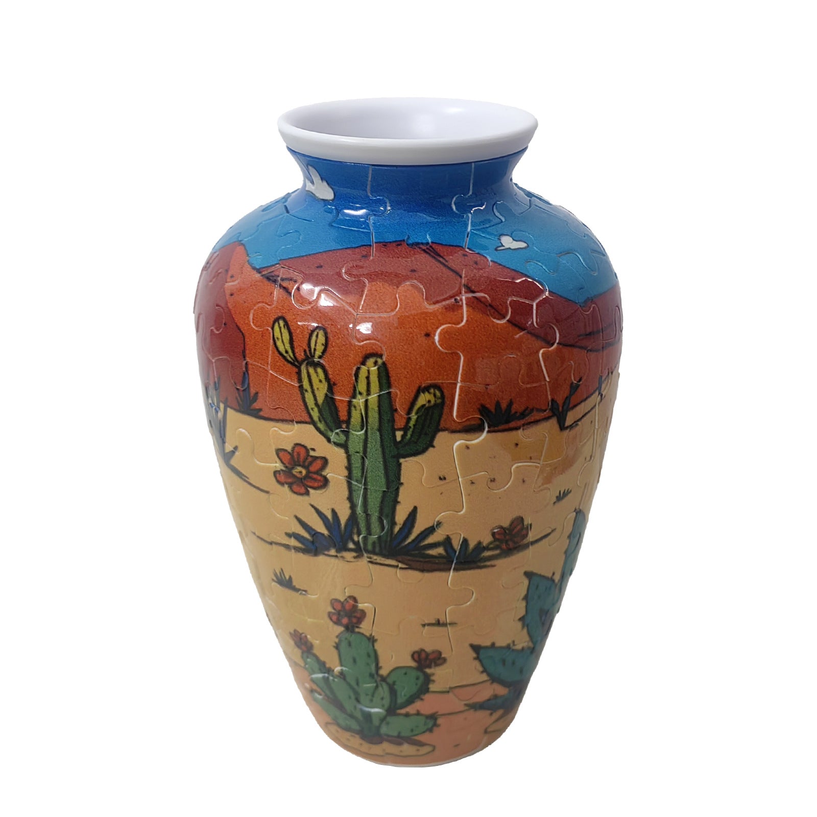 3D Puzzle Urn Vase