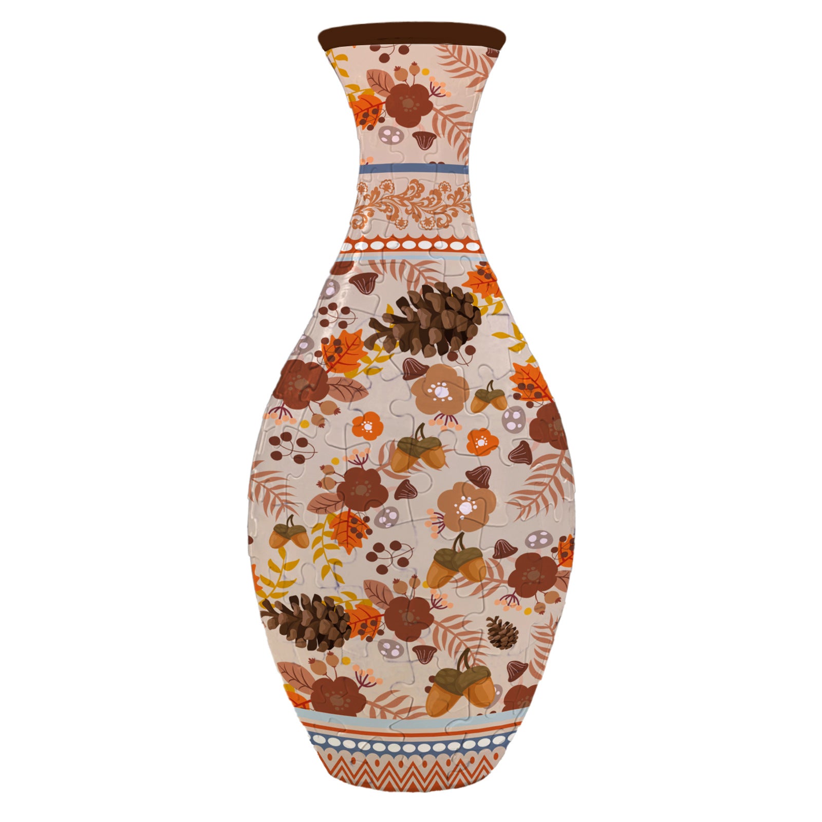 3D Puzzle Long Neck Vase